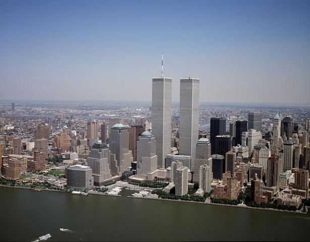 Former World Trade Center with Twin Towers before 911 Photo:  Library of Congress